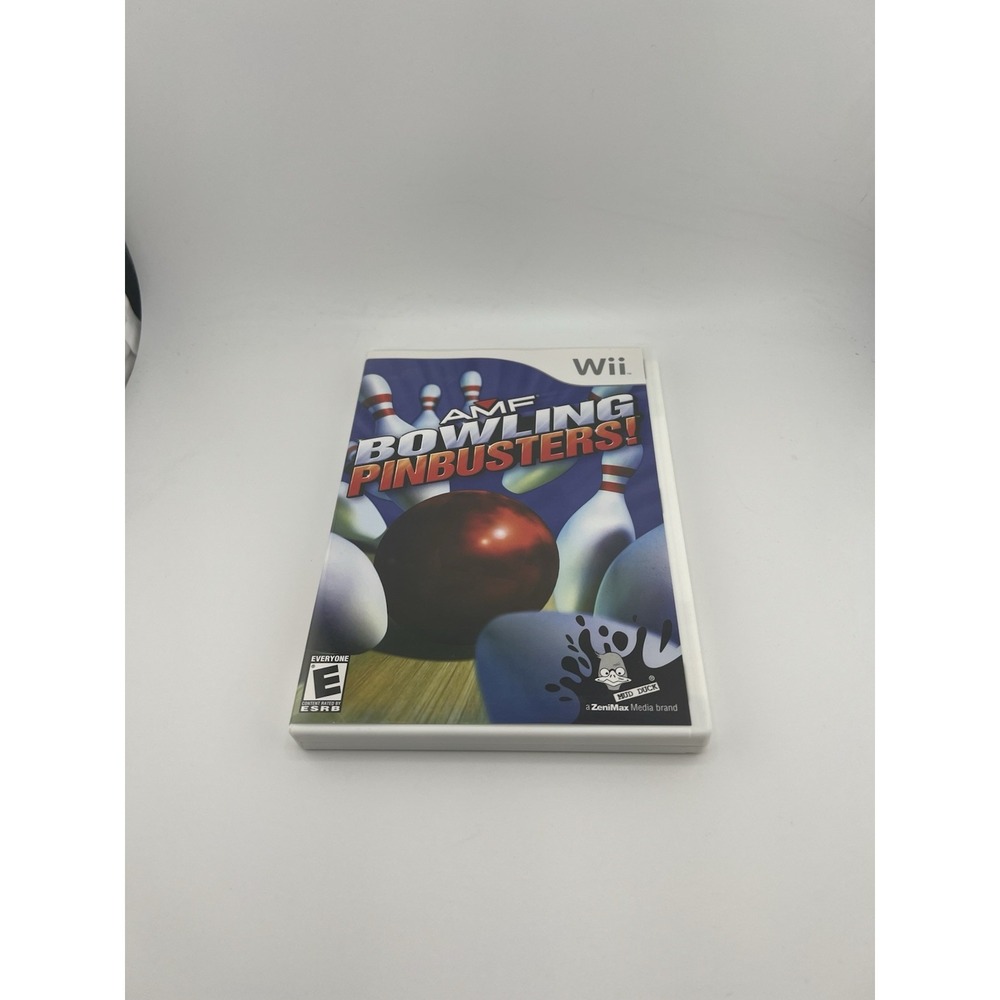 AMF Bowling Pinbusters Nintendo Wii Game Complete CIB 2007 RVL-P-RMFE